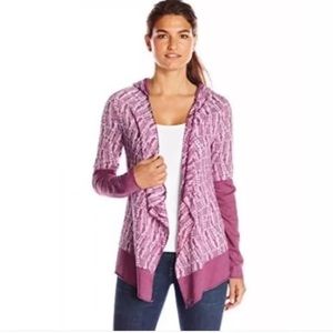 prAna Graceful Wrap Hoodie Cardigan Size XL NWT